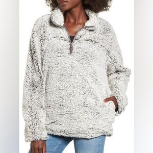 Thread & Supply Sherpa quarter zip sweater